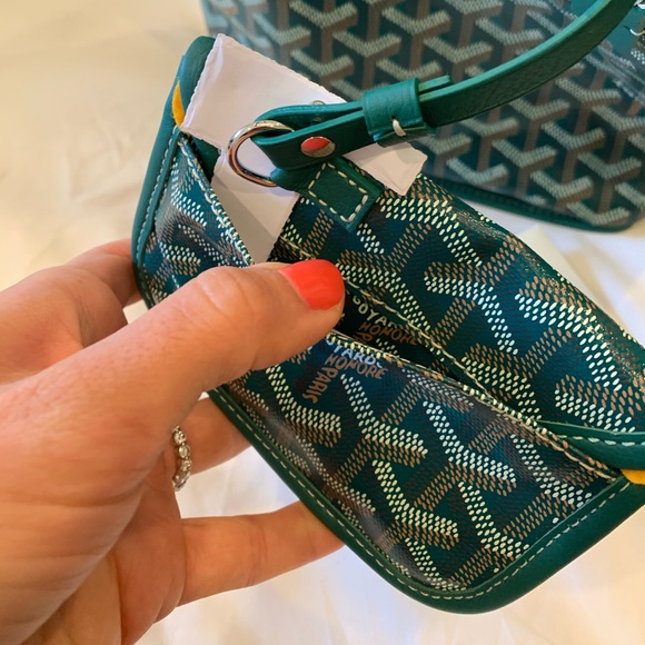 Brand new Goyard Anjou mini tote original $2940 - Picture 4 of 8